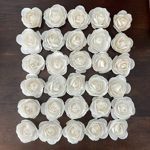 White paper flowers